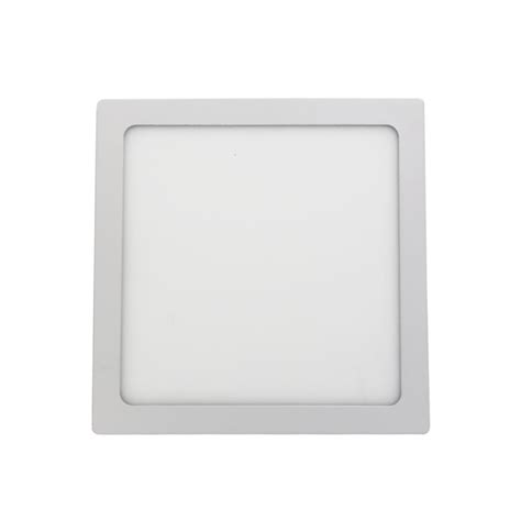 Plafon Led Sobrepor Quadrado 18w Luz Amarela 3000k Yamamura