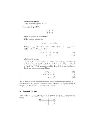 Group Theory Notes PDF