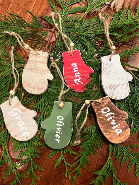 Rustic Wooden Tree Ornament Wooden Christmas Tree Ornament Farmhouse