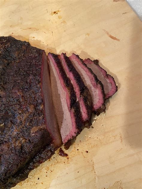 Cooked My First Brisket On The Traeger 17 Hours On The Smoker Started At At 11pm At 195° At