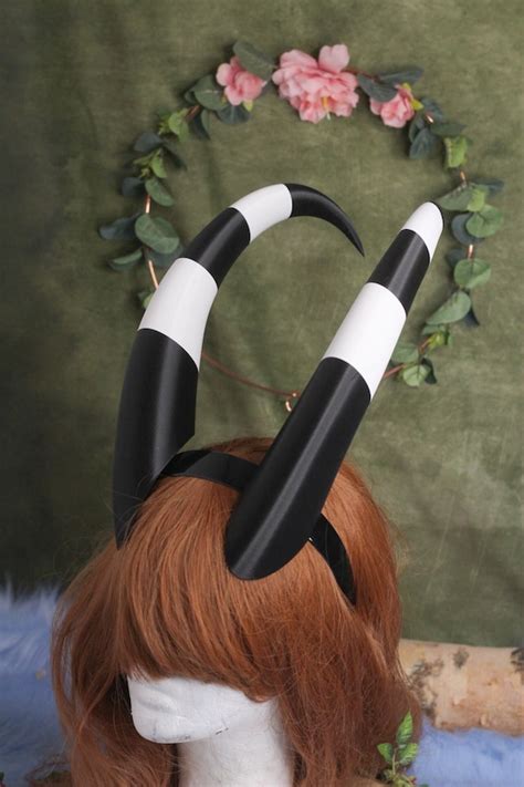 3d Printed Imp Cosplay Horns Halloween Etsy