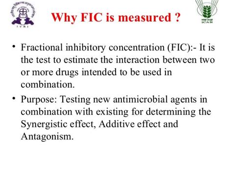 Methods For Determining Fractional Inhibitory Concentration Fic