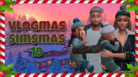 VLOGMAS SIMSMAS 19 Szybka wizyta u sąsiadów i spontaniczny wypad na