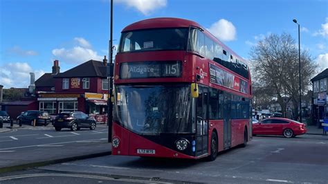 Rare Working Journey On Route 115 Wrightbus New Routemaster LT875