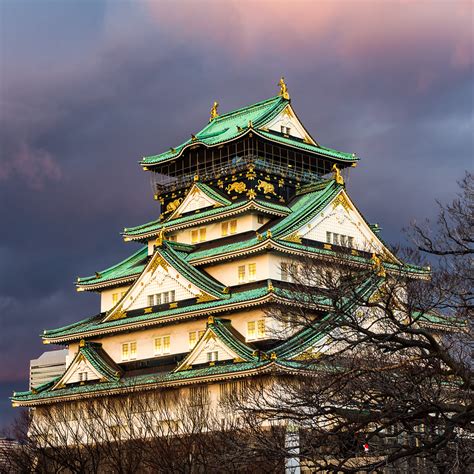 The Osaka Castle In Winter Oc Rjapanpics