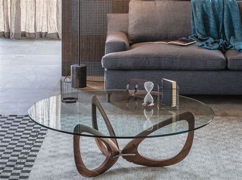 Helix Glass Modern Coffee Table by Cattelan Italia - MIG Furniture