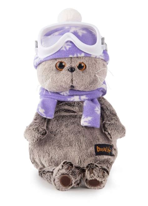 Игрушка мягкая кот Басик -лыжник (25 см) Ks25-049 | Russian toys, Teddy ...
