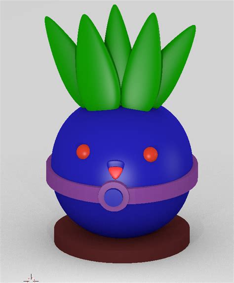 Descargar archivo STL gratis oddish pokeball Pokémon oddish pokebola