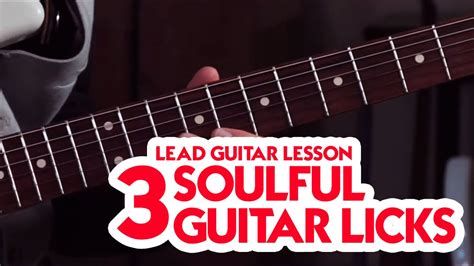 Lead Guitar Lesson Soulful Guitar Licks 3 YouTube