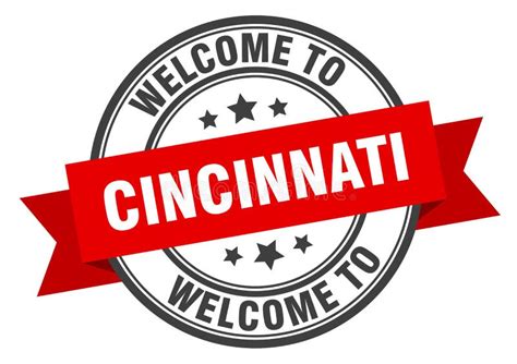 Welcome To Cincinnati Stamp Stock Vector Illustration Of Rubber