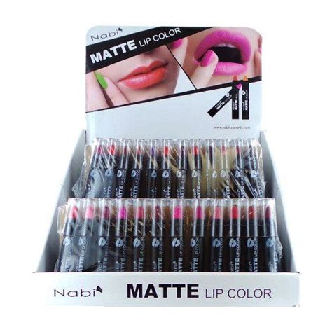 12pc Nabi Cosmetics Professional Matte Lipstick Set