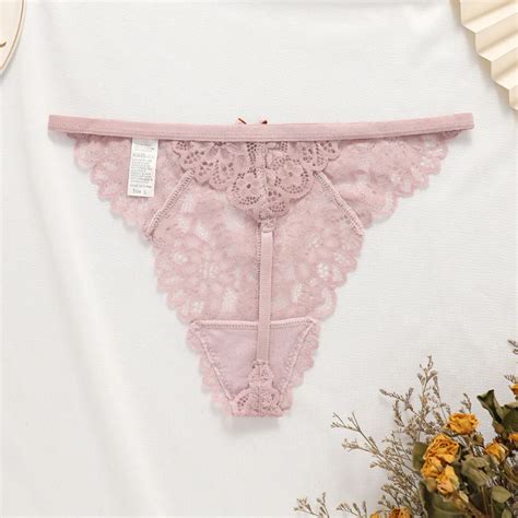 Sexy Odm Oem Hollow Out Lace Lingerie Sexy Woman Underwear Custom Lace G String Thong Panties