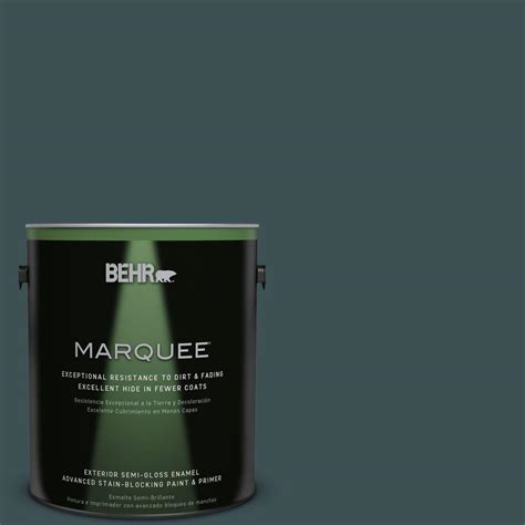 Behr Marquee Gal S Thermal Semi Gloss Enamel Exterior Paint