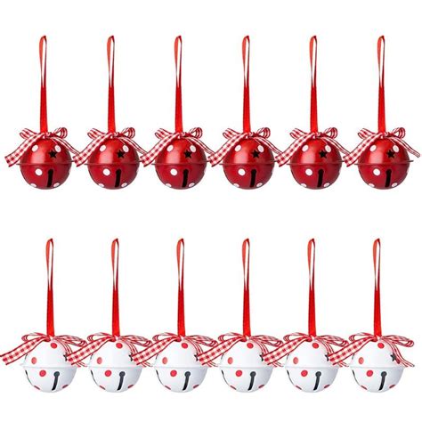 Buy 12 Pcs Large Christmas Bell Pendant Set DIY Christmas Jingle Bells