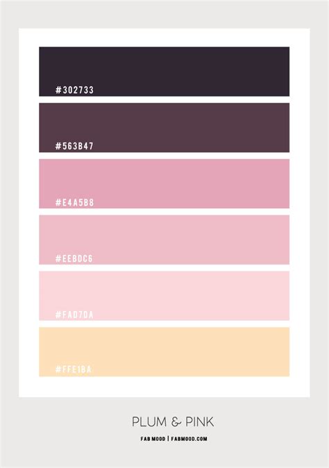 Plum Colour Chart