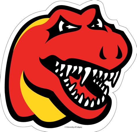 Calgary Dinos Logo Partial Logo Canada West Universities Cwuaa