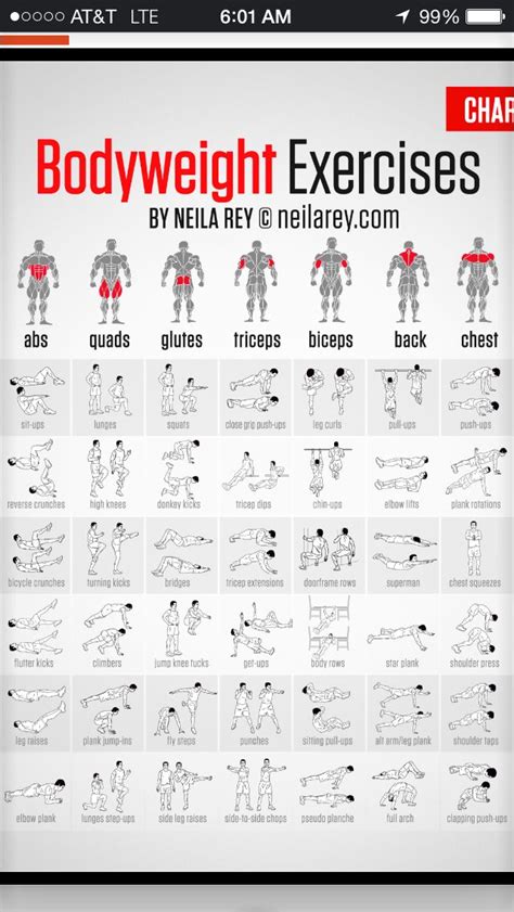 Pin on Workout chart