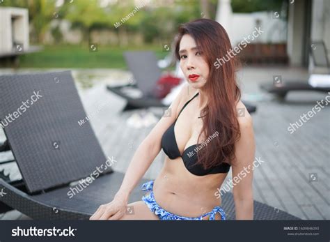 Beautiful Sexy Woman Bikini Dress Posing Stock Photo Shutterstock