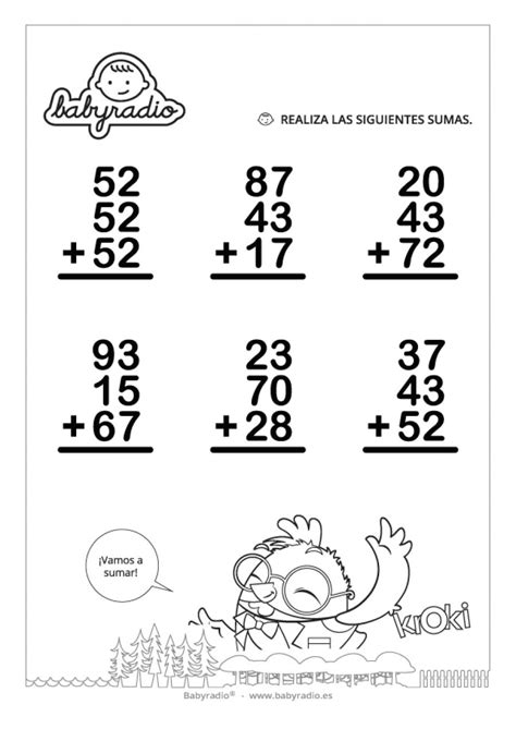 Sumas De Tres Numeros De Tres Cifras Fichas De Trabajo Suma Y Resta Images