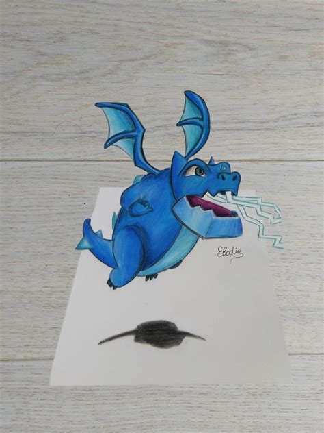 Electro Dragon New Troop Drawing R ClashRoyale