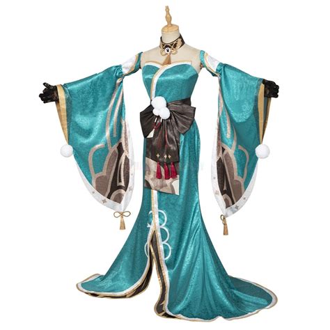 Genshin Impact Gorou Miss Hina Cosplay Costume Hqcosplay