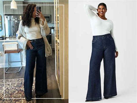 I Found The Most Flattering And Stretchy Spanx Wide Leg Jeans