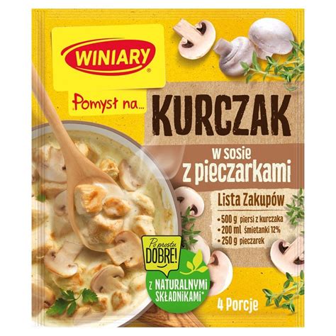 Winiary Pomysł na Kurczak w sosie z pieczarkami 32 g Zakupy online