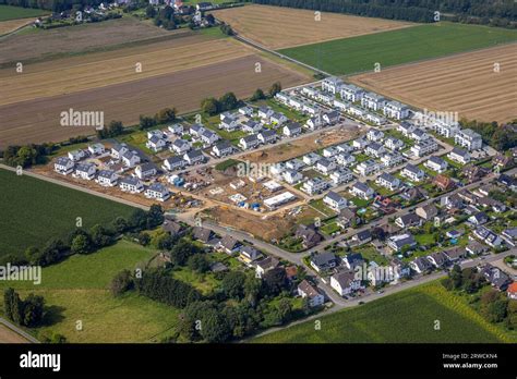 Aerial View Residential Park Emscherquelle New Building Area With