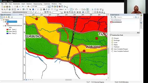 Cara Mudah Digitasi Peta Menggunakan Aplikasi Arcgis Youtube