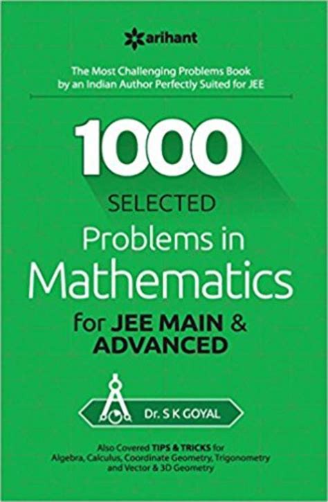 Buy 1000 Selected Problems In Mathematics For Jee Main Advanced