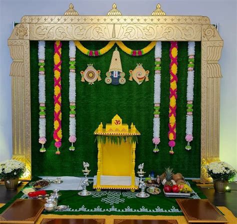 Varamahalakshmi Background Decoration Backdrop Decorations Home