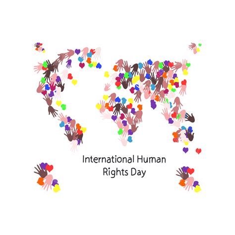 Dia Internacional De Los Derechos Humanos Vector Png Dibujos Dia