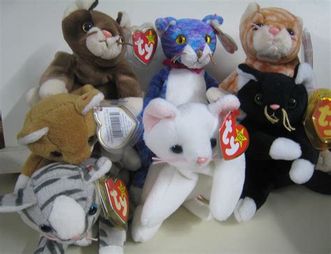 Cats New Ty Beanie Baby Cats Flip Kooky Zip Prance Etsy