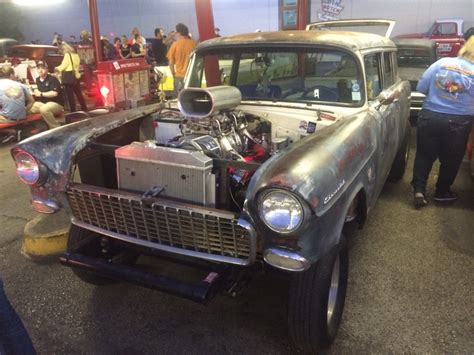 Hot Rods 1955 Chevy Gasser Wagon The Hamb