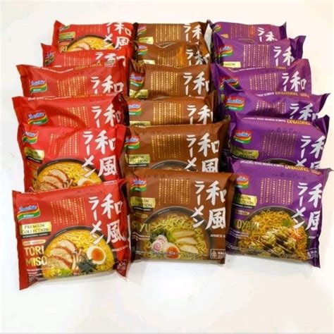 Jual READY INDOMIE JAPANESE RAMEN RASA BARU Tori Miso Shoyu Dan