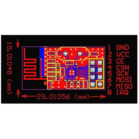 Nrf24l01 Rf 24ghz Wireless Rf Transceiver Module