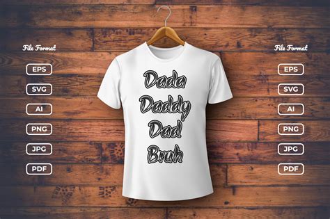 Dada Daddy Dad Bruh Fathers Day Funny Graphic By Srempire · Creative