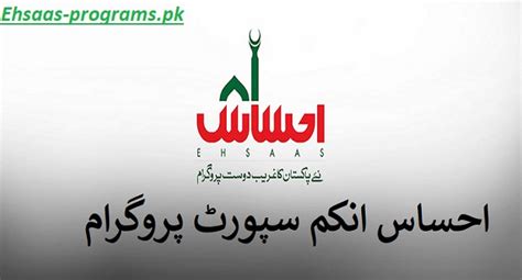 Ehsaas Income Support Program Registration Online