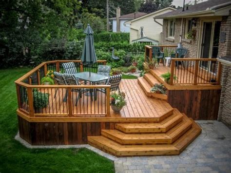 Wooden deck designs