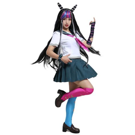 Teens Adult Danganronpa Ibuki Mioda Cosplay Costume Full Set School