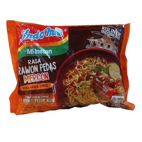 Jual Indomie Rasa Rawon Pedas Mercon Khas Jawa Timur 75 Gr Shopee