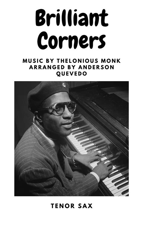 Brilliant Corners Arr Anderson Quevedo Sheet Music Thelonious Monk