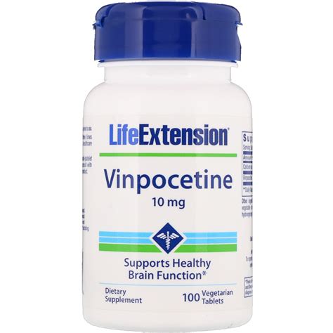 Life Extension Vinpocetine 10 Mg 100 Vegetarian Tablets By IHerb