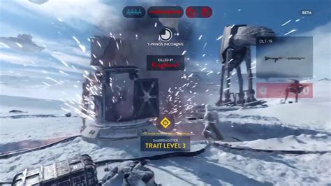 STAR WARS Battlefront Beta Rebals Hoth Walker Assault YouTube