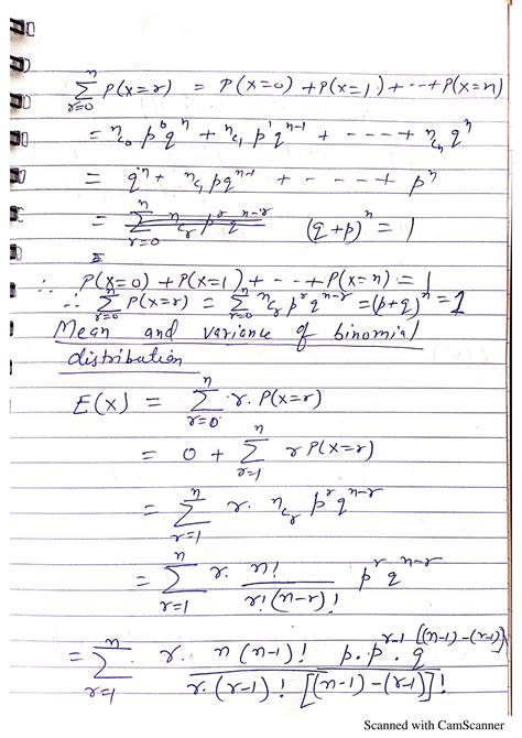 Solution Btech 1year Mathematics Binomial Distribution Complete