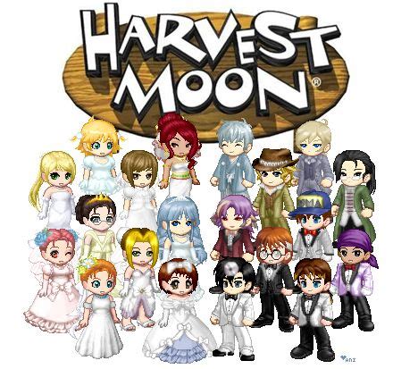 Some of hm 64 characters | Harvest moon game, Animal design, Harvest moon
