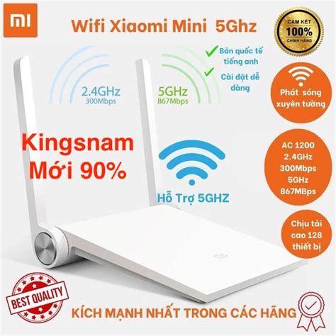 Bộ Phát Wifi Kích Sóng Xiaomi Mini Thu Sóng 5g 2 4g Ac1200 Padavan Tiếng Việt Rom Openwrt Có