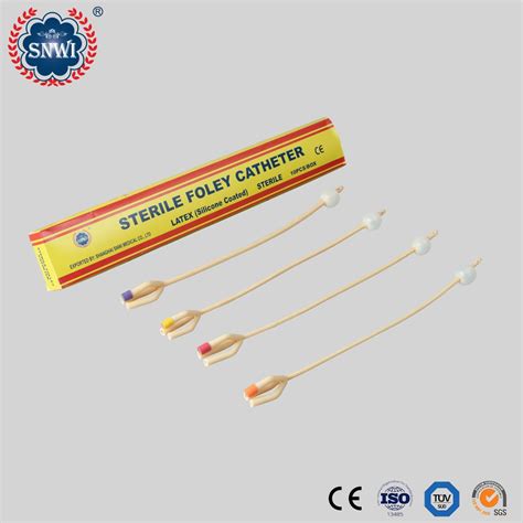 Ce Approved Medical Disposable Way Standard Type Latex Urine Drainage