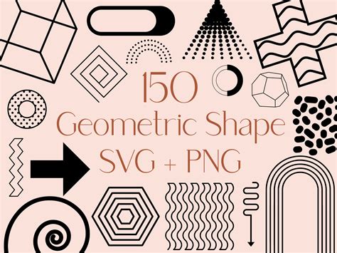 Shape Svg Bundle Geometric Shape Svg Basic Shape Svg Etsy Australia