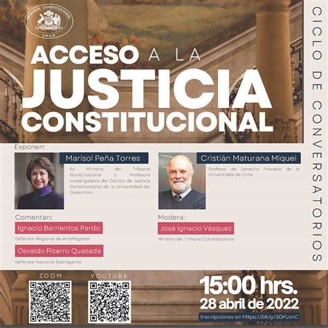 Acceso A La Justicia Constitucional Tribunal Constitucional Chile